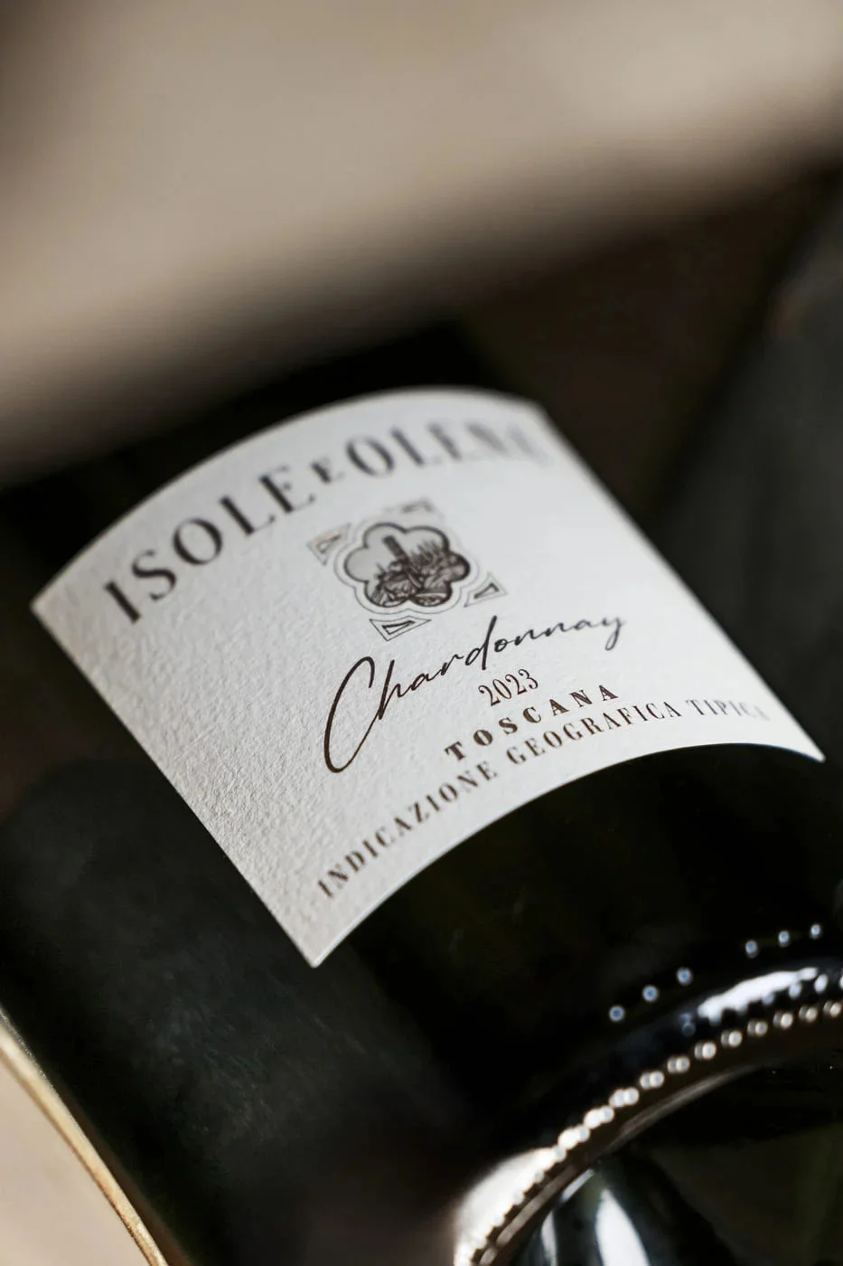 Bottle of Chardonnay Isole e Olena