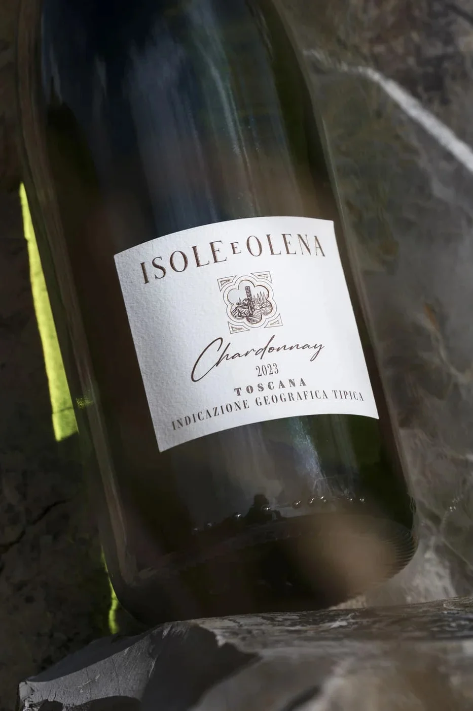 Bottle of Chardonnay Isole e Olena
